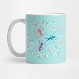 Cute Ants In Pastel Tones Mug